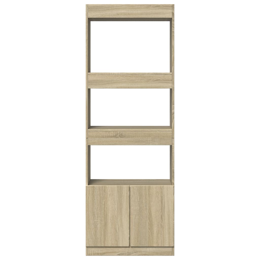 Skåp Sonoma Ek 63x33x180 cm