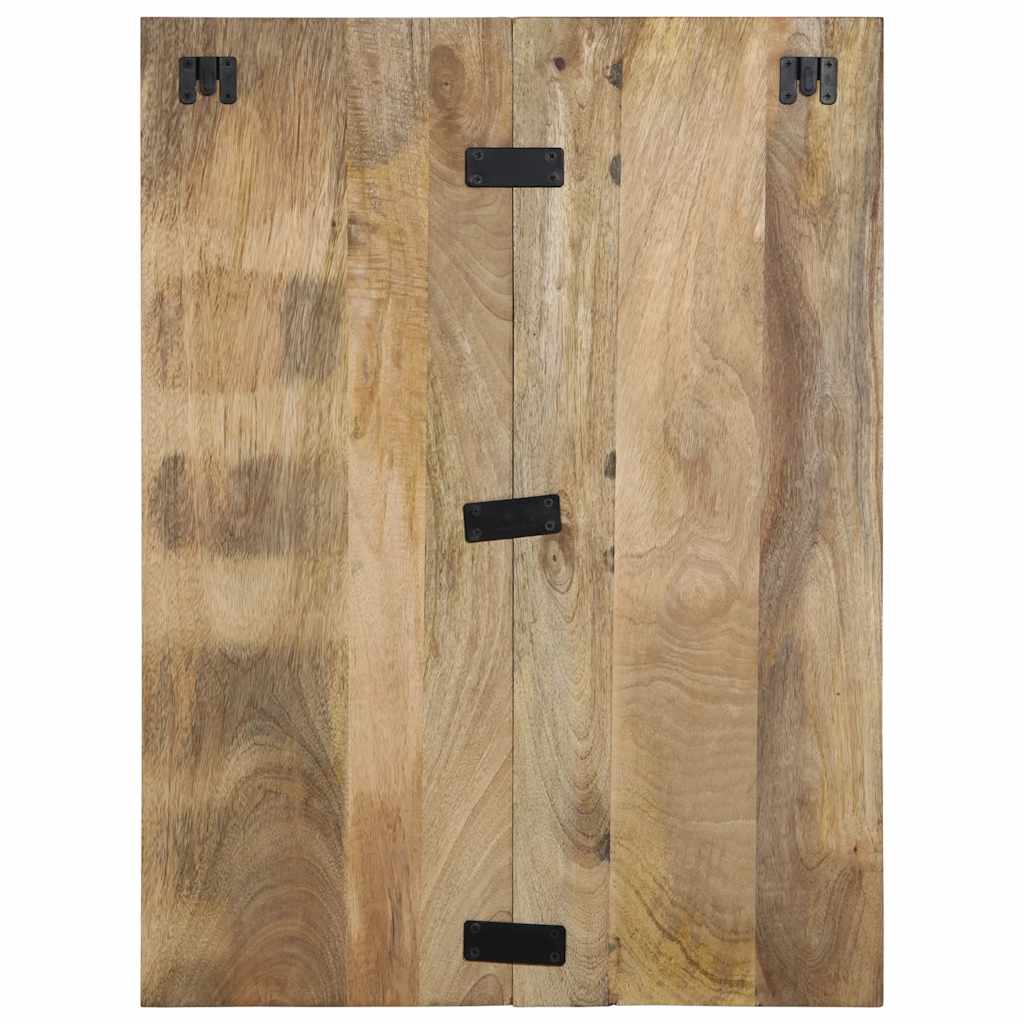 Sängbord Nattduksbord Trä 60x32x80 cm massivt grovt mangoträ