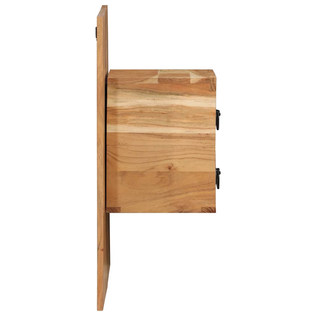 Sängbord Nattduksbord Trä 60x32x80 cm massivt akaciaträ