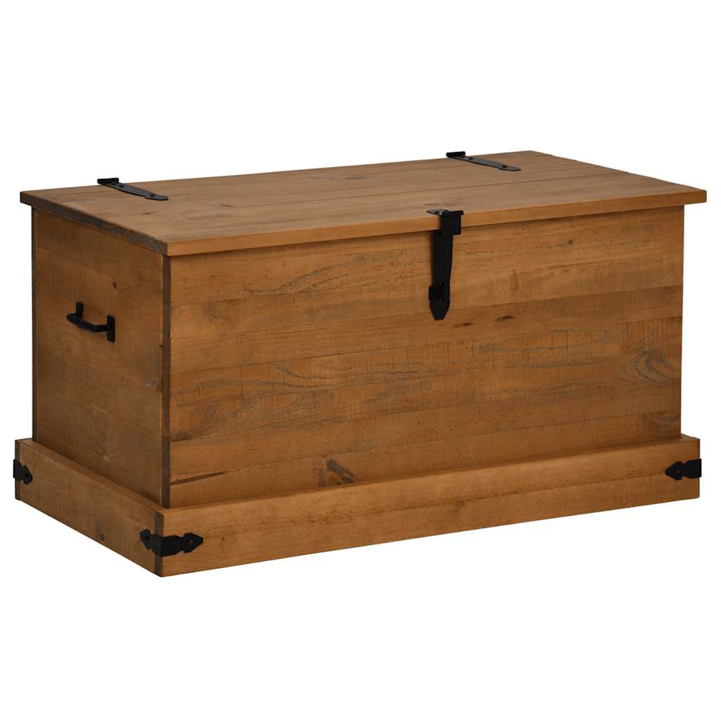 Förvaringskista HALDEN 91x48x47 cm massiv Trä furu