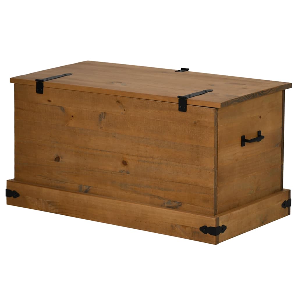 Förvaringskista HALDEN 91x48x47 cm massiv Trä furu