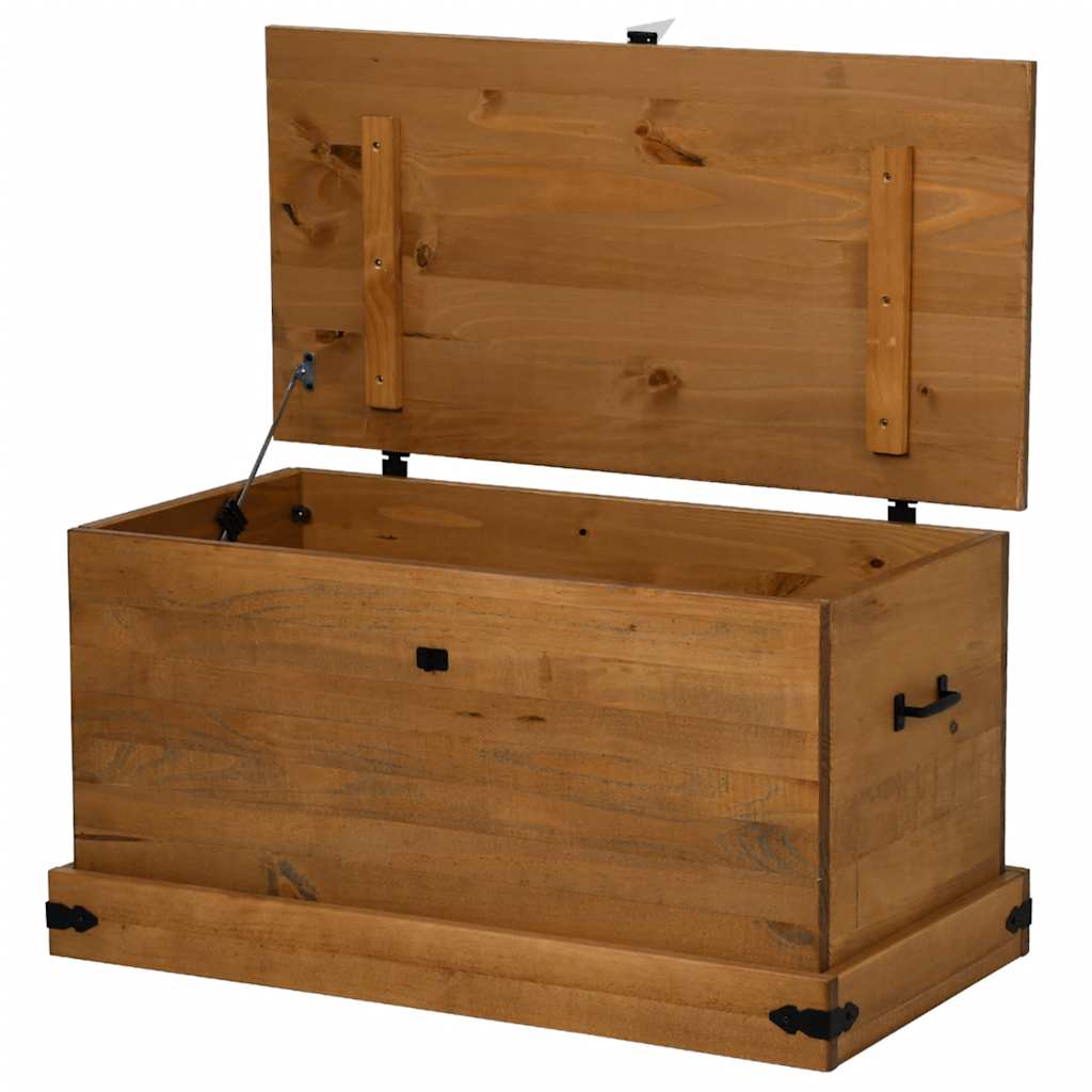 Förvaringskista HALDEN 91x48x47 cm massiv Trä furu