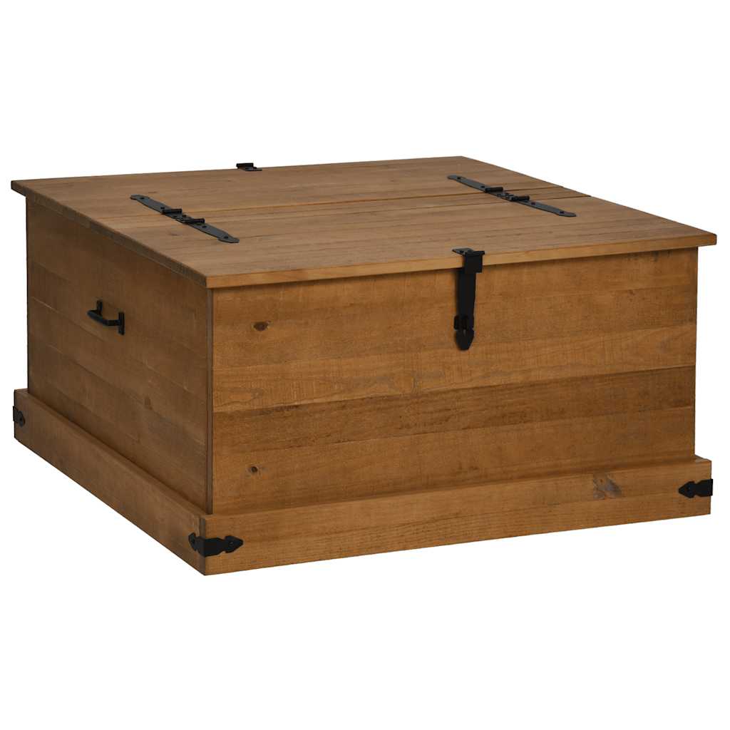 Förvaringskista HALDEN 91x91x47 cm massiv Trä furu