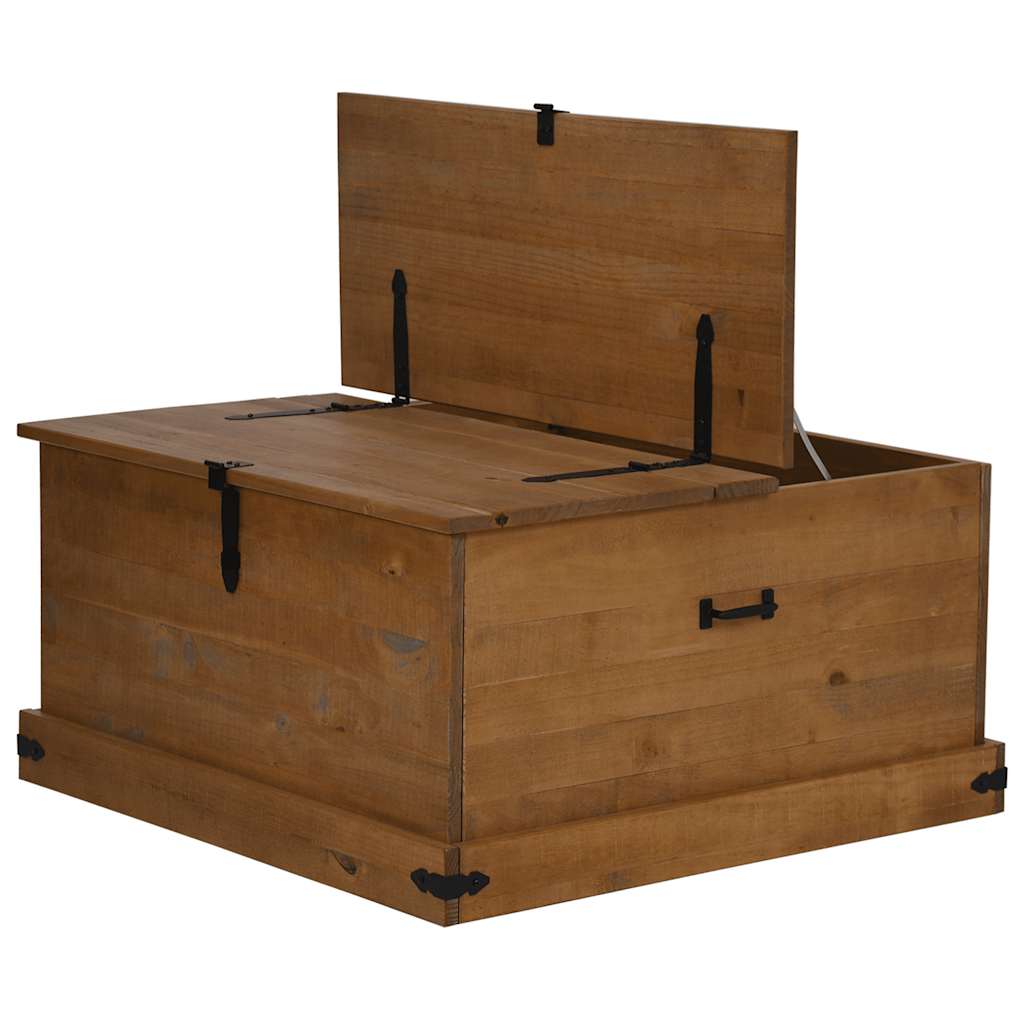 Förvaringskista HALDEN 91x91x47 cm massiv Trä furu