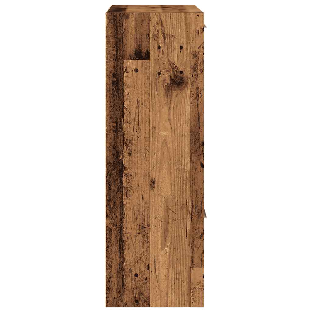 Bokhylla Åldrat Trä 60,5x30x90 cm