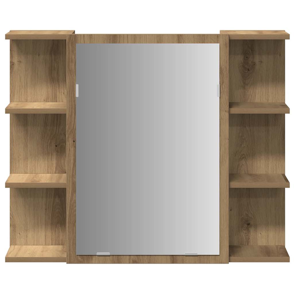 Badrumsspegel Spegelskåp Ek 80x20,5x64 cm
