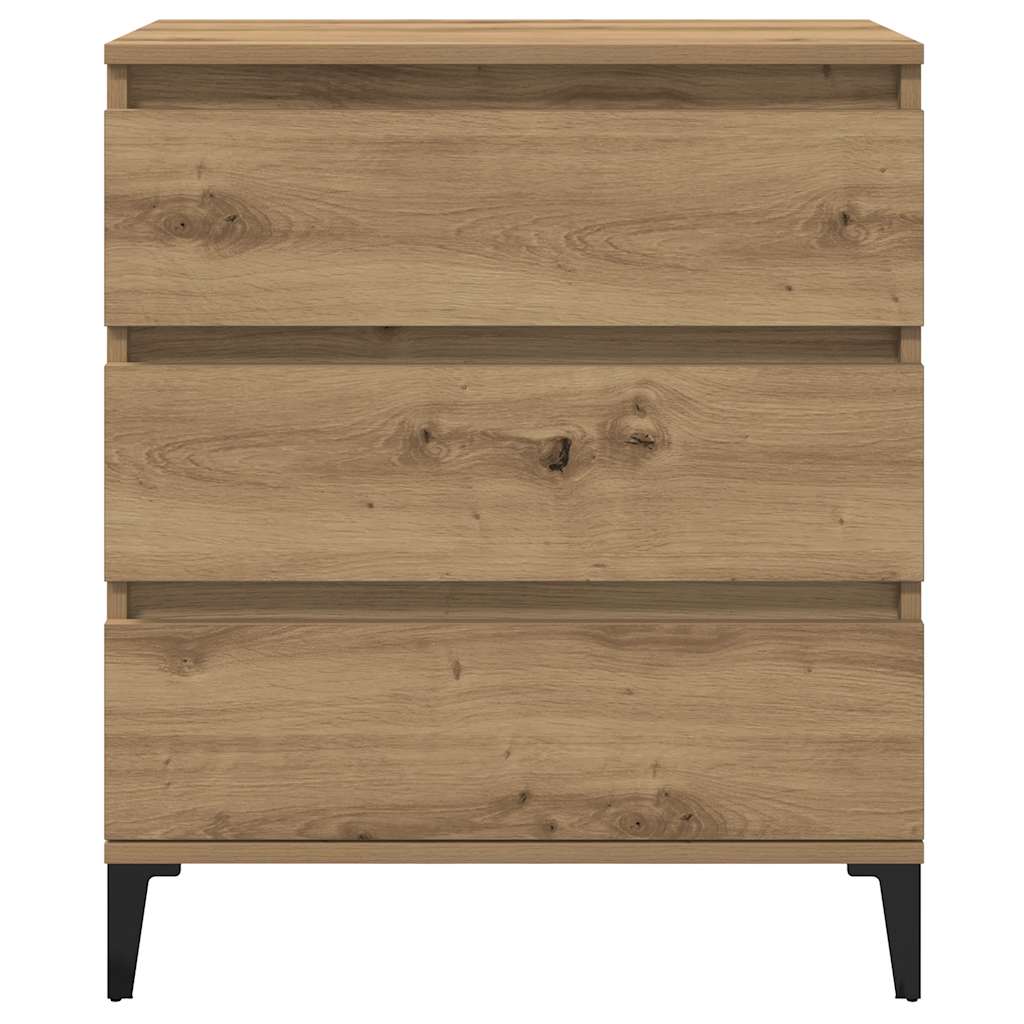 Byrå ek 60x35x70 cm konstruerat trä