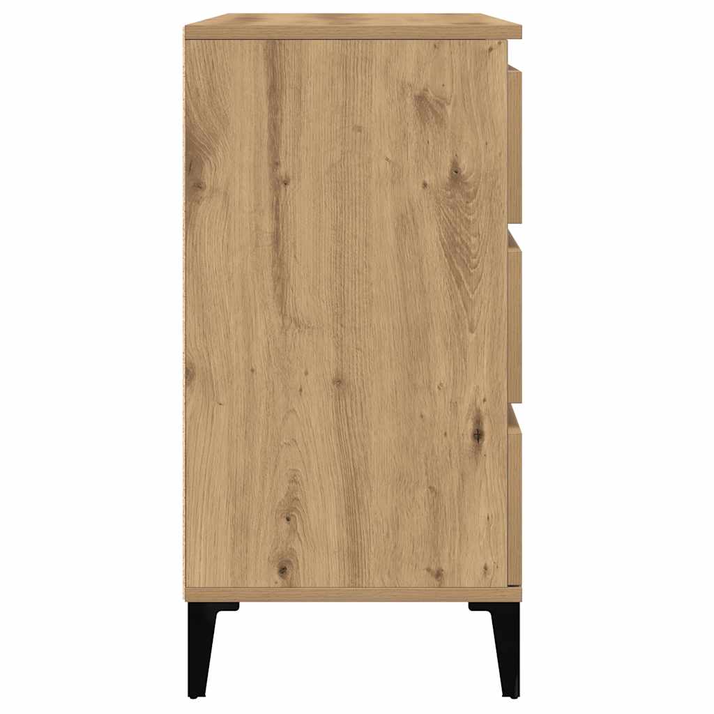 Byrå ek 60x35x70 cm konstruerat trä