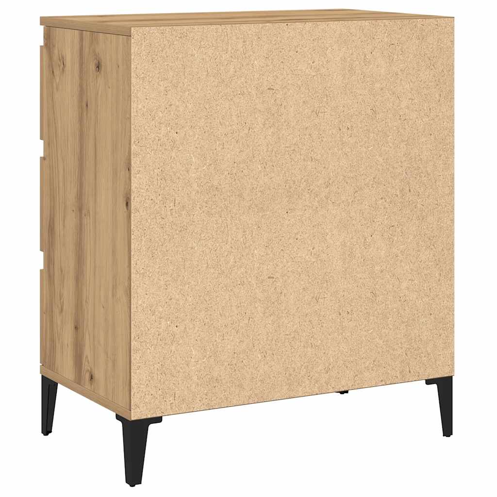 Byrå ek 60x35x70 cm konstruerat trä