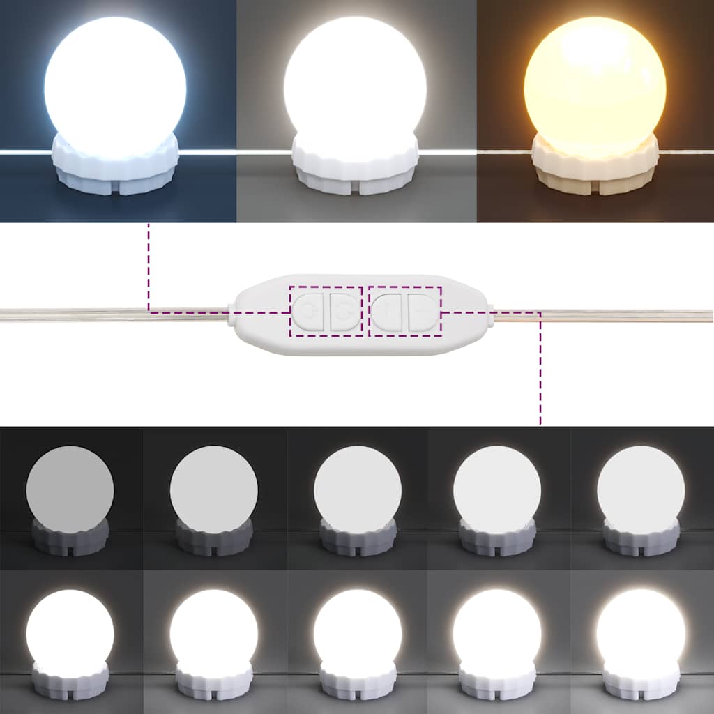 Badrumsspegel Spegelskåp LED gammalt Trä 90x31,5x62 cm