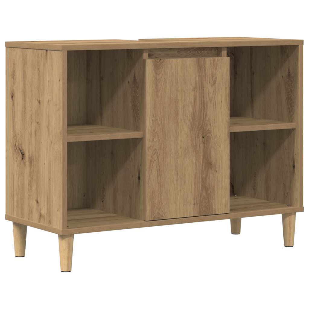 Badrumsskåp Ek 80x33x60 cm