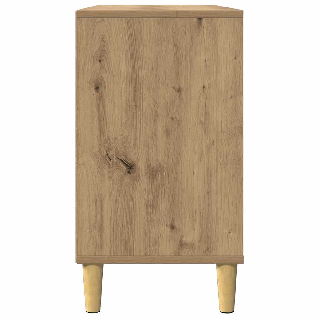 Badrumsskåp Ek 80x33x60 cm