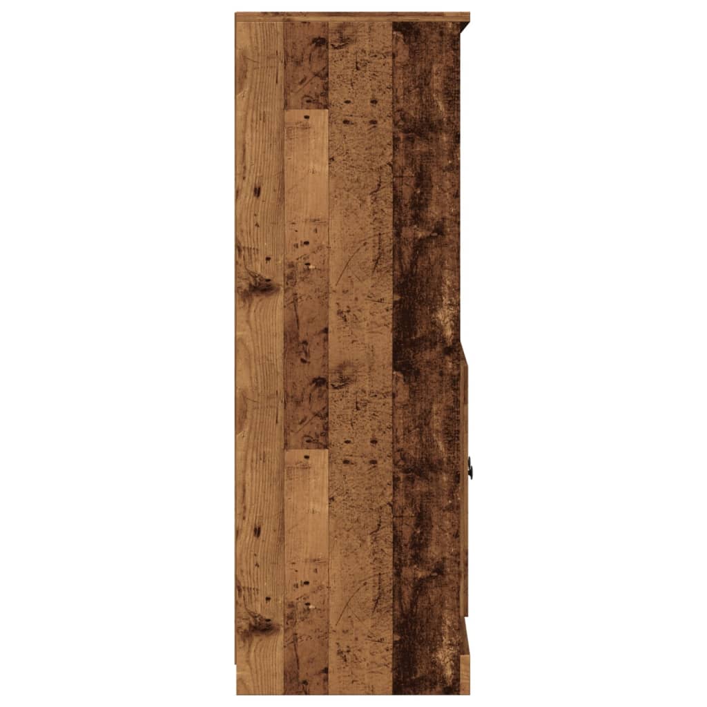 Skåp Åldrat Trä 60x35,5x103,5 cm