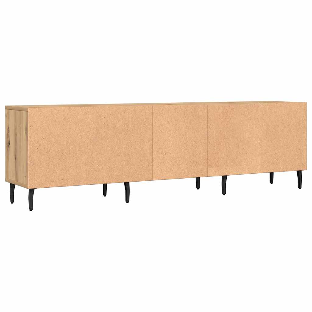 Tv-bänk artisan ek 150x30x44,5 cm konstruerat trä