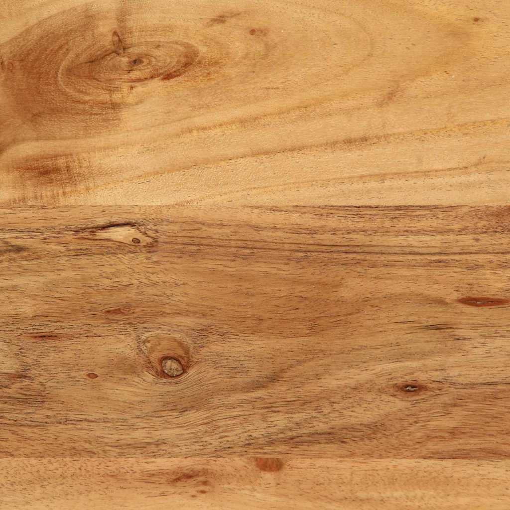 Badrumsspegel med spegel Brun 50 x 70 x 3 cm Massivt akaciaträ
