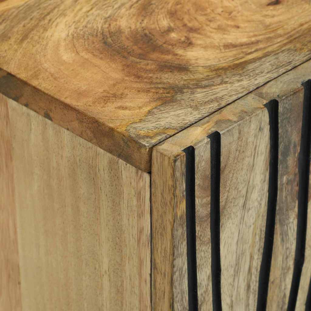 TV-skåp Brun 105 x 33 x 46 cm massivt mangoträ