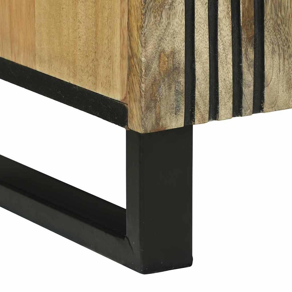 TV-skåp Brun 105 x 33 x 46 cm massivt mangoträ