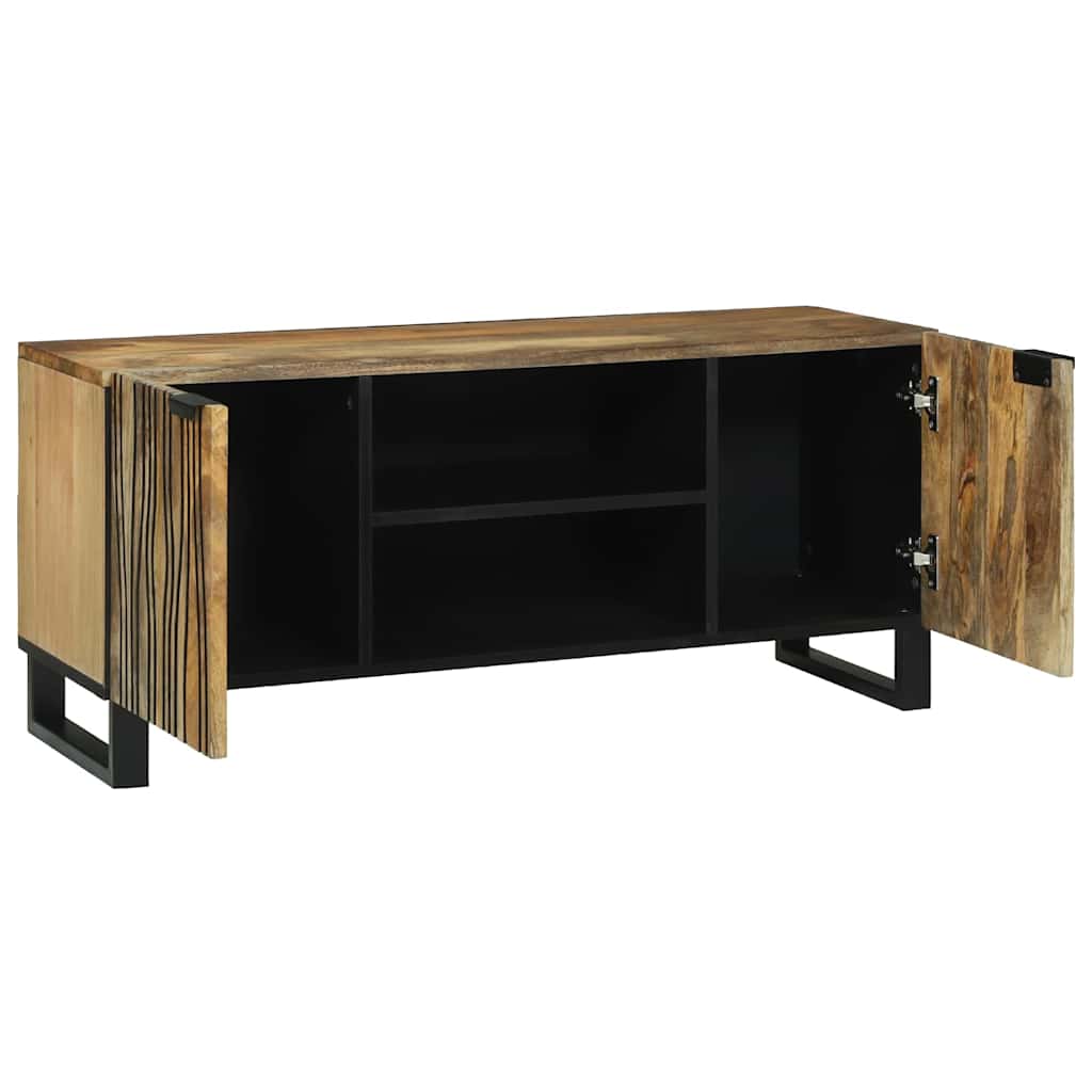 TV-skåp Brun 105 x 33 x 46 cm massivt mangoträ
