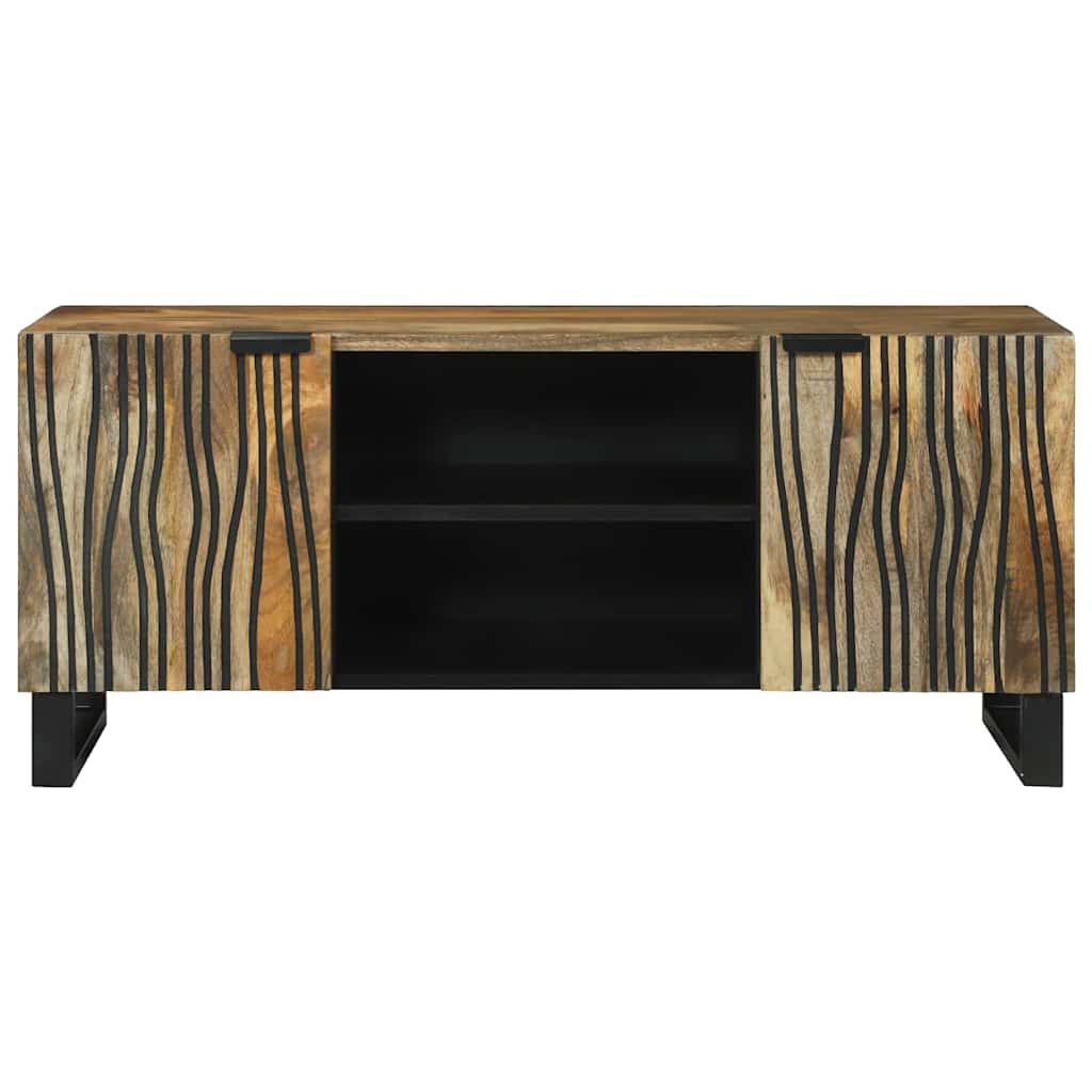 TV-skåp Brun 105 x 33 x 46 cm massivt mangoträ