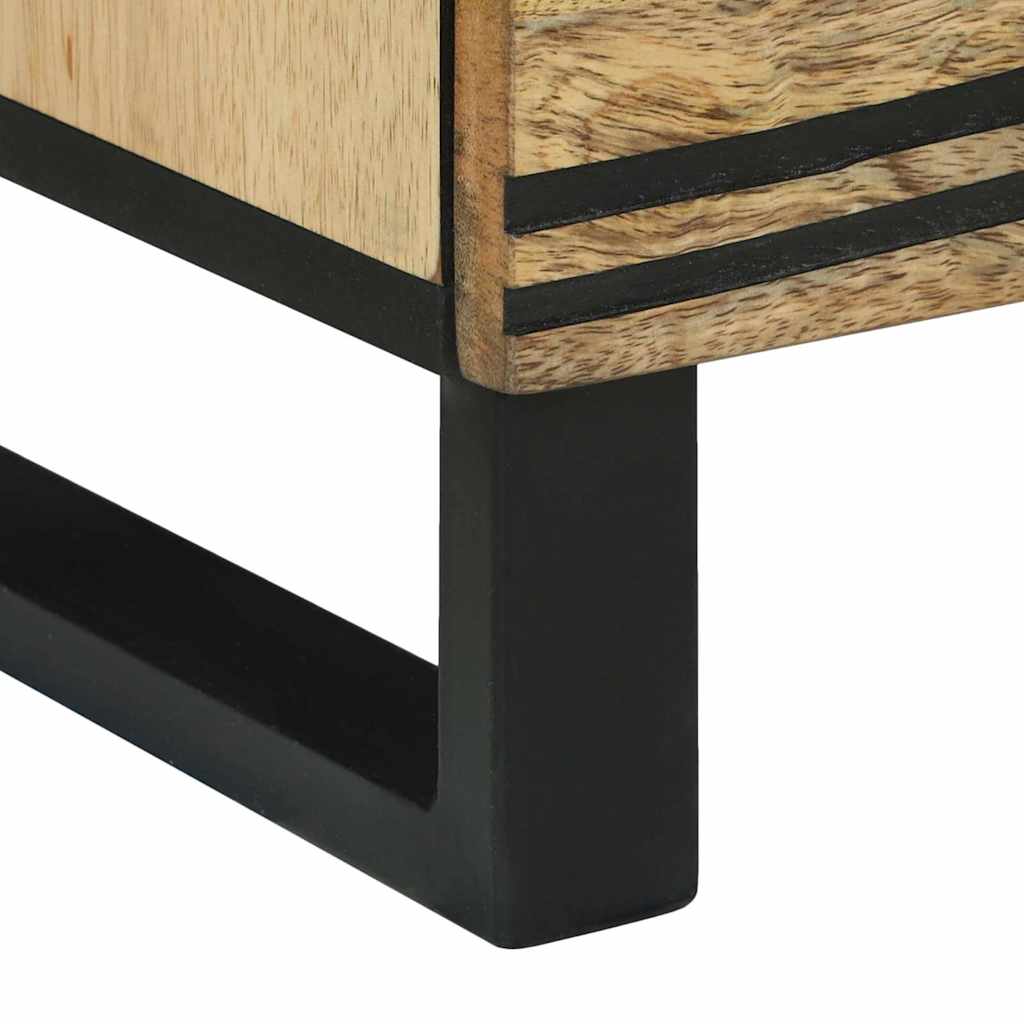 TV-skåp med låda Brun 70 x 33 x 46 cm massivt mangoträ