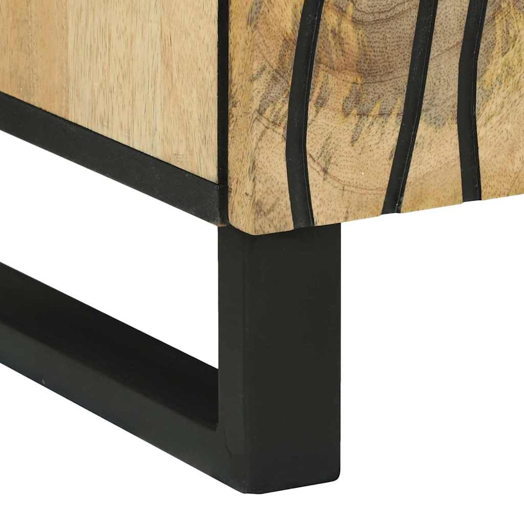 Skåp Brun 60 x 33 x 75 cm massivt mangoträ