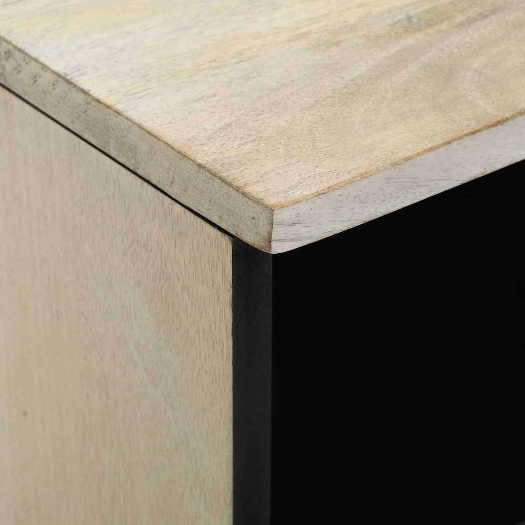 Skåp Vit och Svart 100 x 33.5 x 46 cm