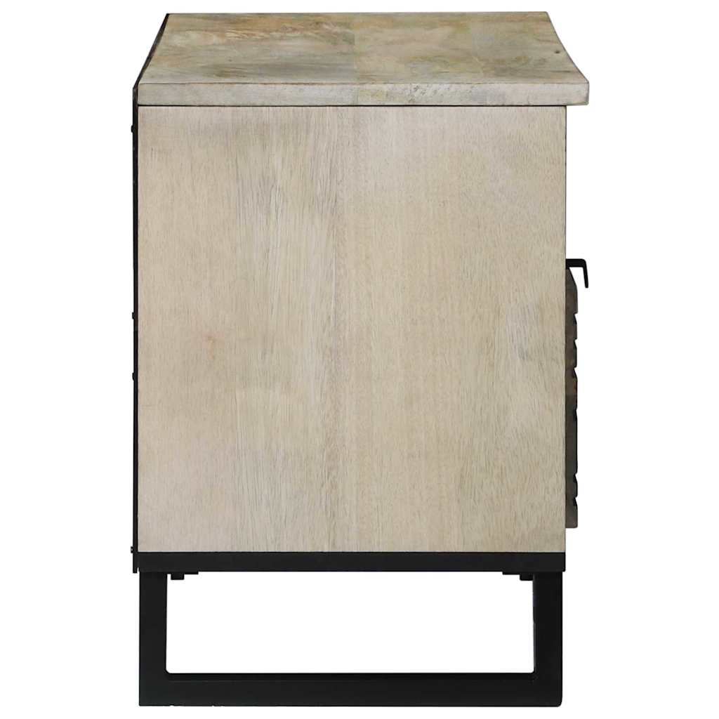 Skåp Vit och Svart 100 x 33.5 x 46 cm