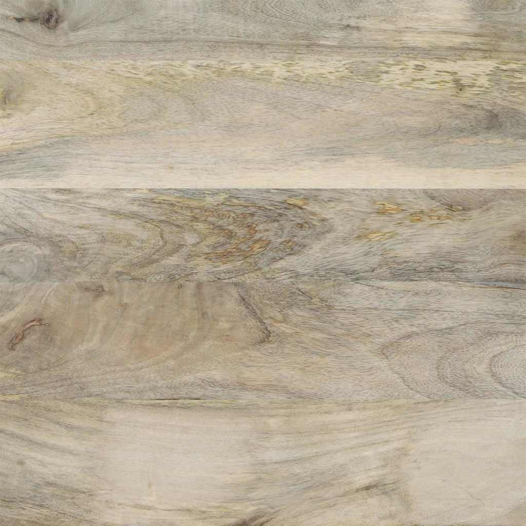 Skåp Vit 90 x 33 x 75 cm massivt mangoträ