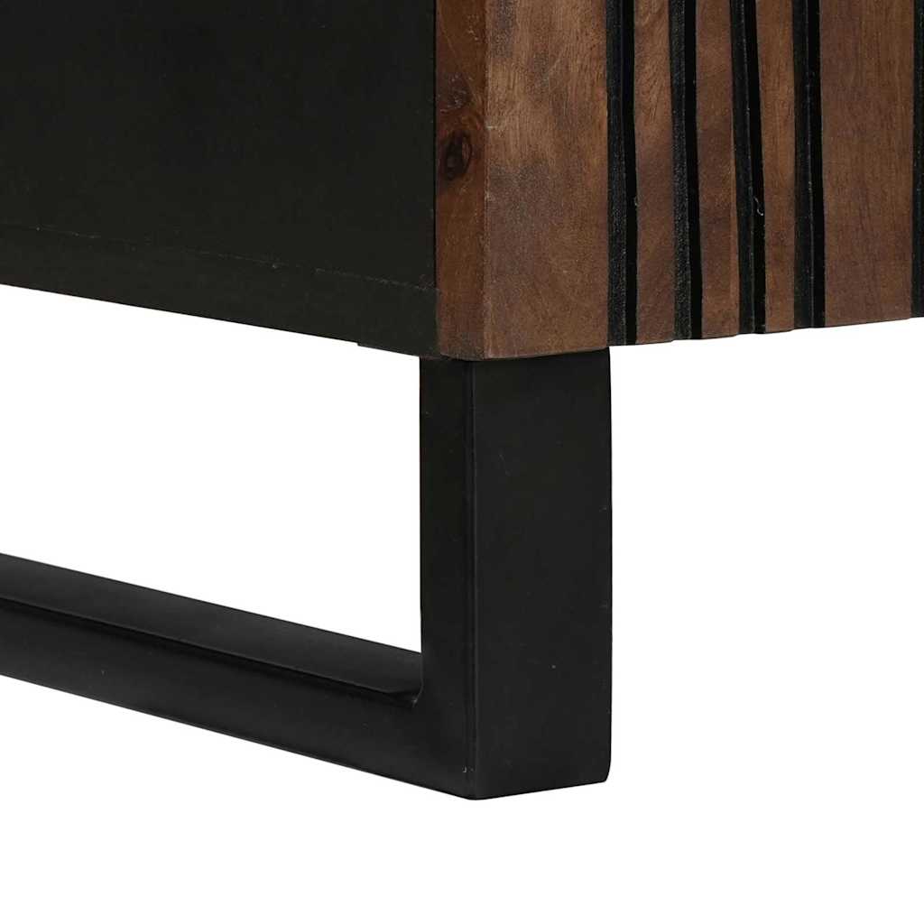 TV-skåp Brun 105 x 33 x 46 cm massivt mangoträ