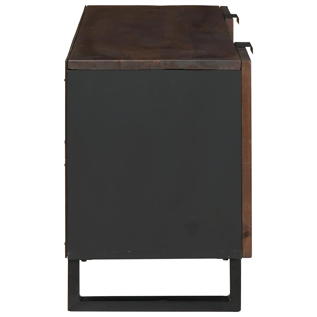 TV-skåp Brun 105 x 33 x 46 cm massivt mangoträ