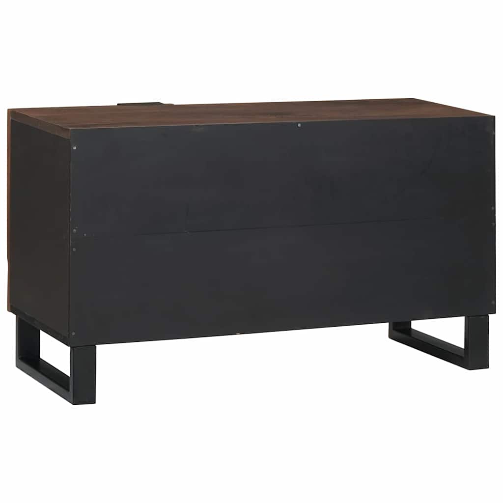 Byrå Brun 80 x 33 x 46 cm massivt mangoträ
