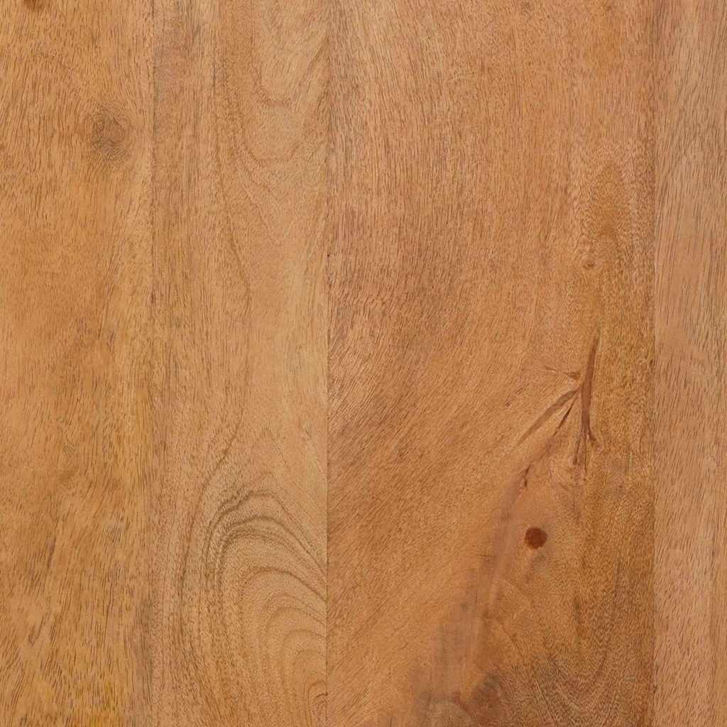 Sängbord med låda Ljusbrun 40 x 33 x 46 cm massivt mangoträ