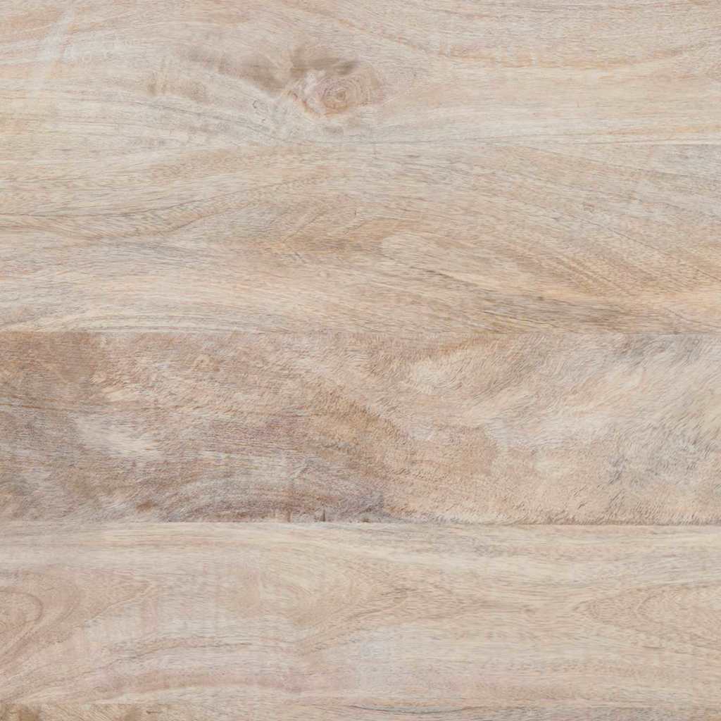 Sängbord med låda 2 pcs Beige 40 x 33 x 46 cm massivt mangoträ