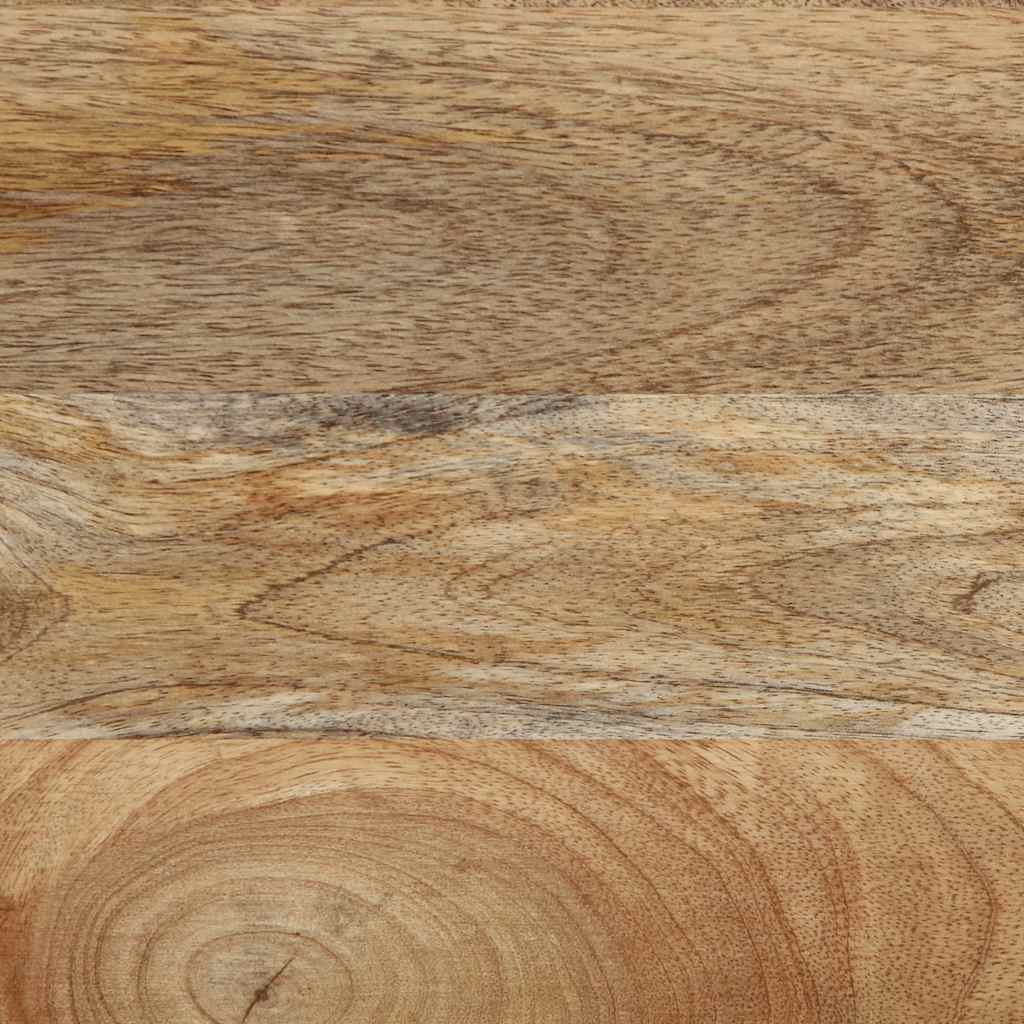 Sängbord 2 st 40x33,5x46 cm mango i massivt trä