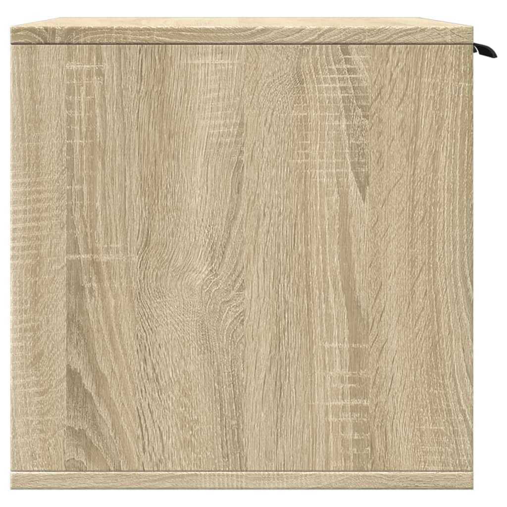 Skåp för kattlåda sonoma-ek 80x50x45 cm konstruerat trä