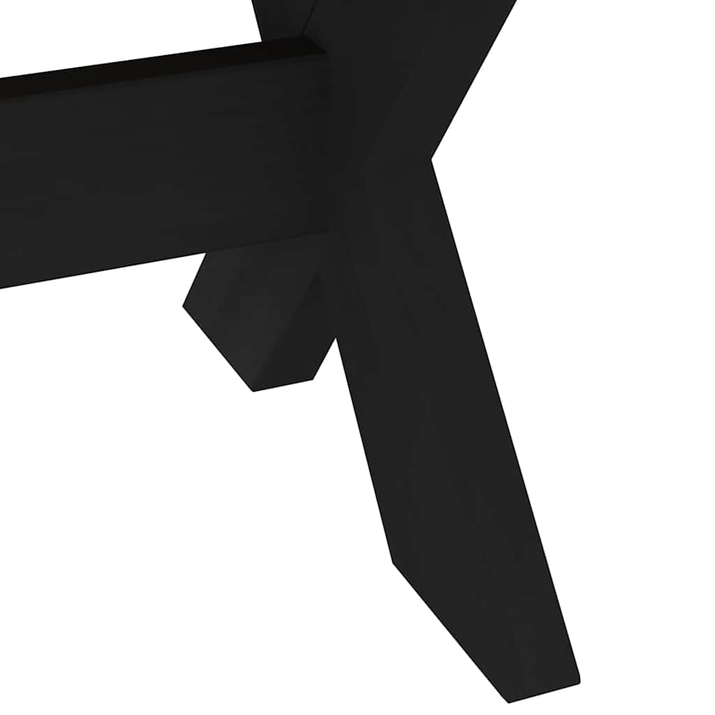 Soffbord Trä NOAIN X-formade ben 120x60x40 cm massiv furu