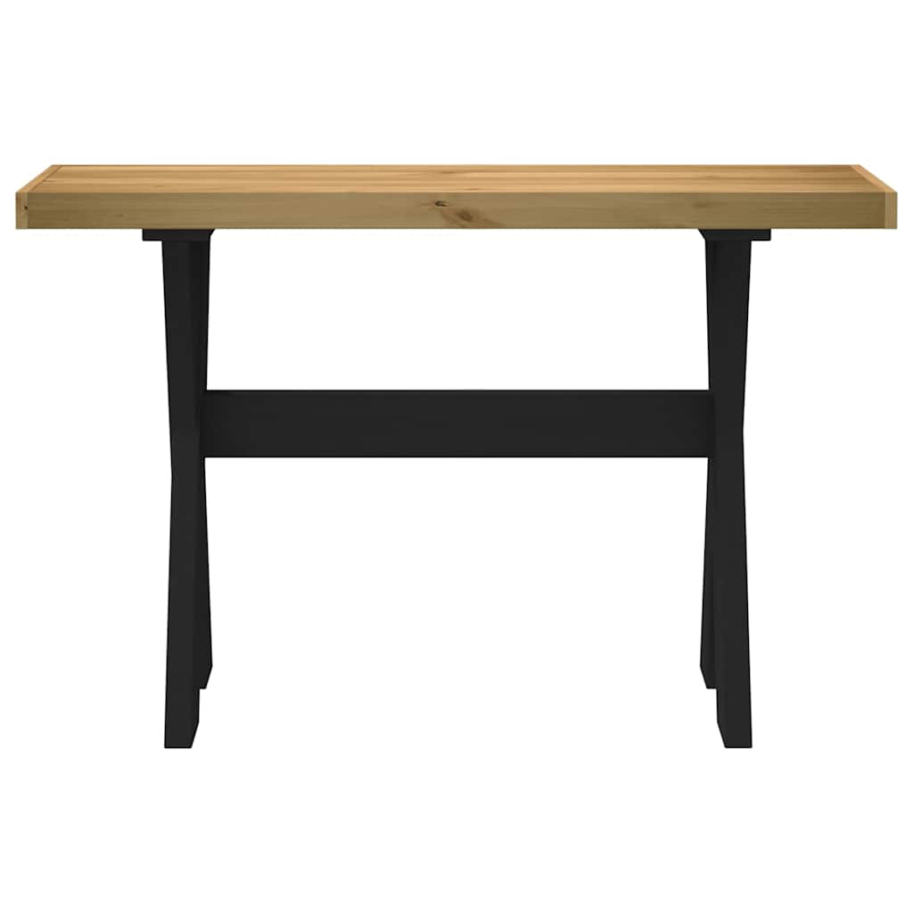 Avlastningsbord Konsollbord DIV. NOAIN X-formade ben 120x30x75 cm massiv furu