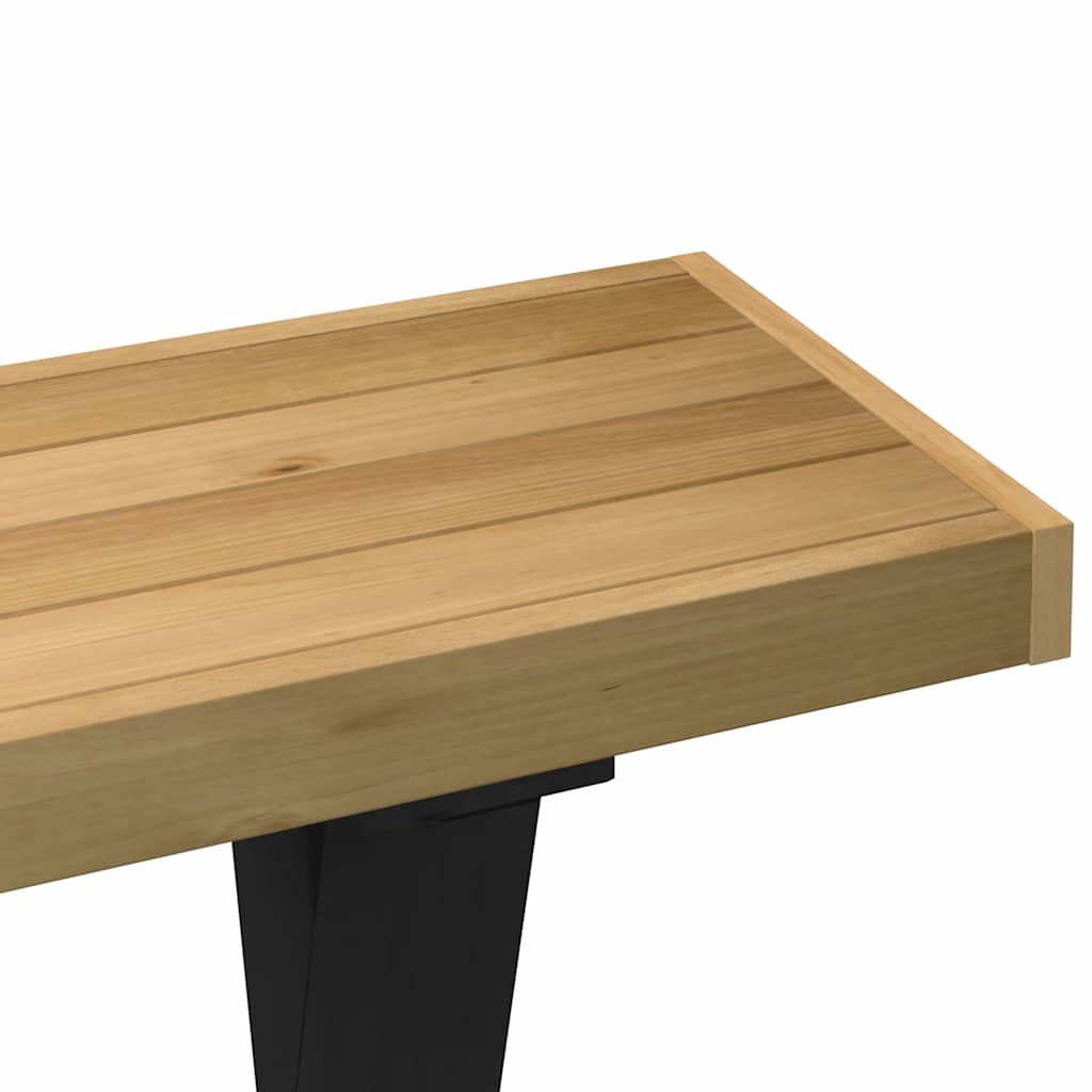 Avlastningsbord Konsollbord DIV. NOAIN X-formade ben 120x30x75 cm massiv furu