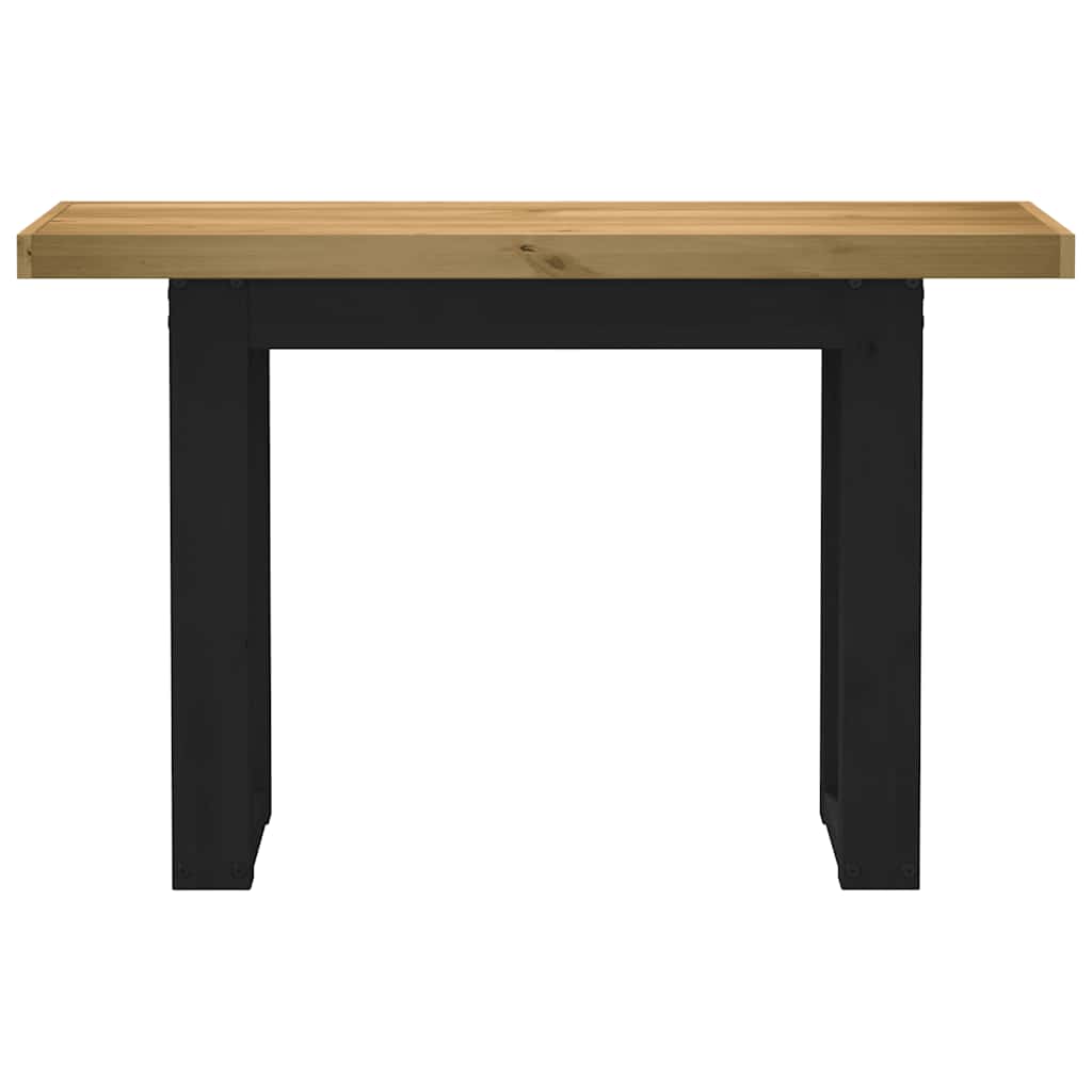 Avlastningsbord Konsollbord DIV. NOAIN U-formade ben 120x30x75 cm massiv furu