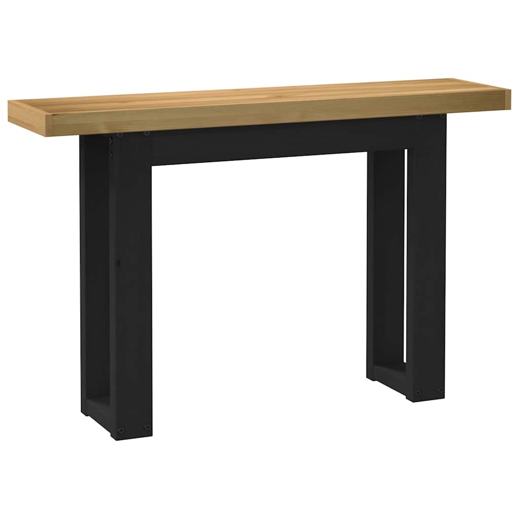 Avlastningsbord Konsollbord DIV. NOAIN U-formade ben 120x30x75 cm massiv furu