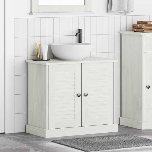 Badrumsunderskåp VIGO antikvit 67.5 x 34 x 59 cm Massiv furu