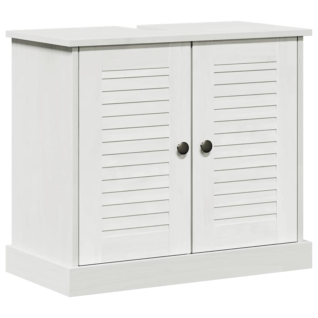 Badrumsunderskåp VIGO antikvit 67.5 x 34 x 59 cm Massiv furu