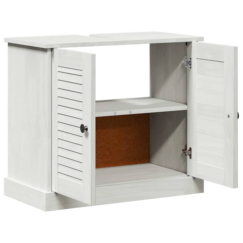 Badrumsunderskåp VIGO antikvit 67.5 x 34 x 59 cm Massiv furu