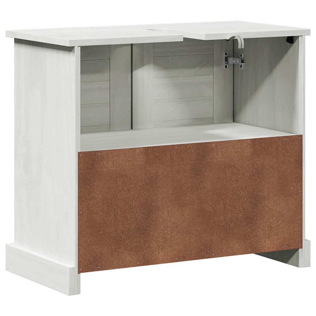 Badrumsunderskåp VIGO antikvit 67.5 x 34 x 59 cm Massiv furu