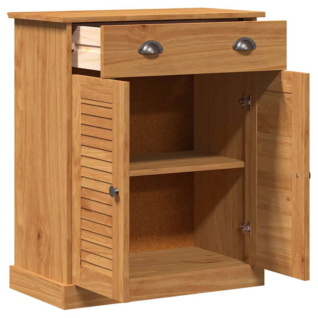 Badrumsskåp VIGO honungsbrun 67,5 x 34 x 80 cm Massiv furu