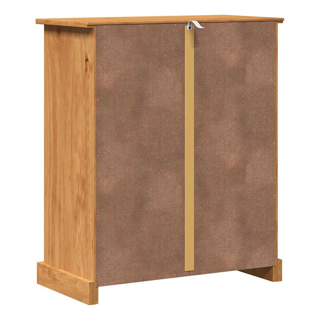 Badrumsskåp VIGO honungsbrun 67,5 x 34 x 80 cm Massiv furu