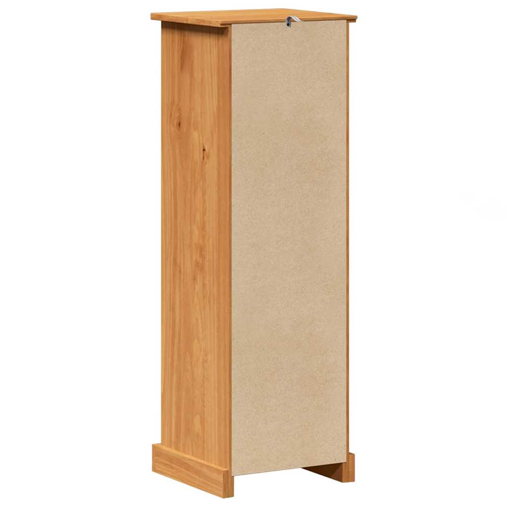 Badrumsunderskåp VIGO honungsbrun 37 x 34 x 110 cm Massiv furu