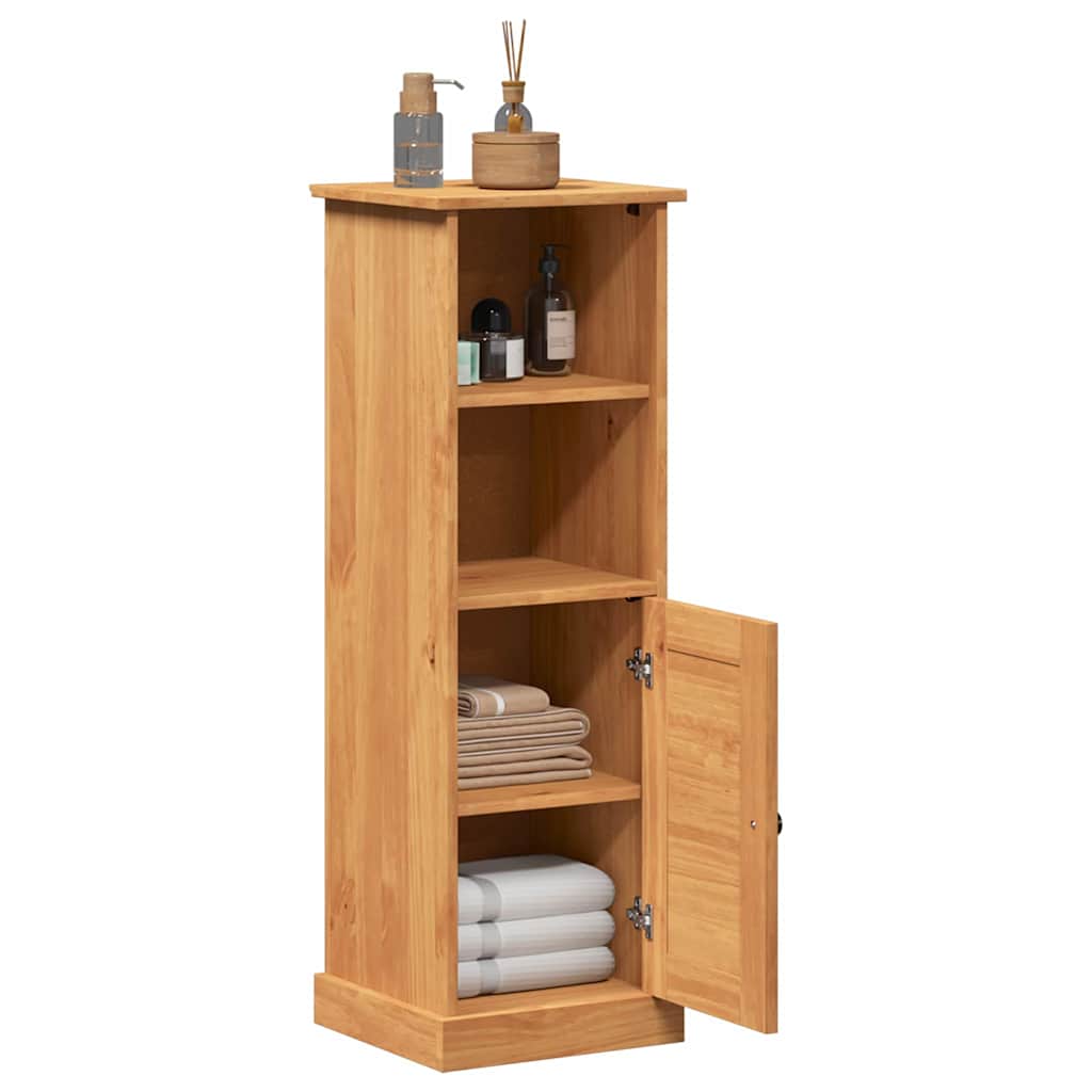 Badrumsunderskåp VIGO honungsbrun 37 x 34 x 110 cm Massiv furu