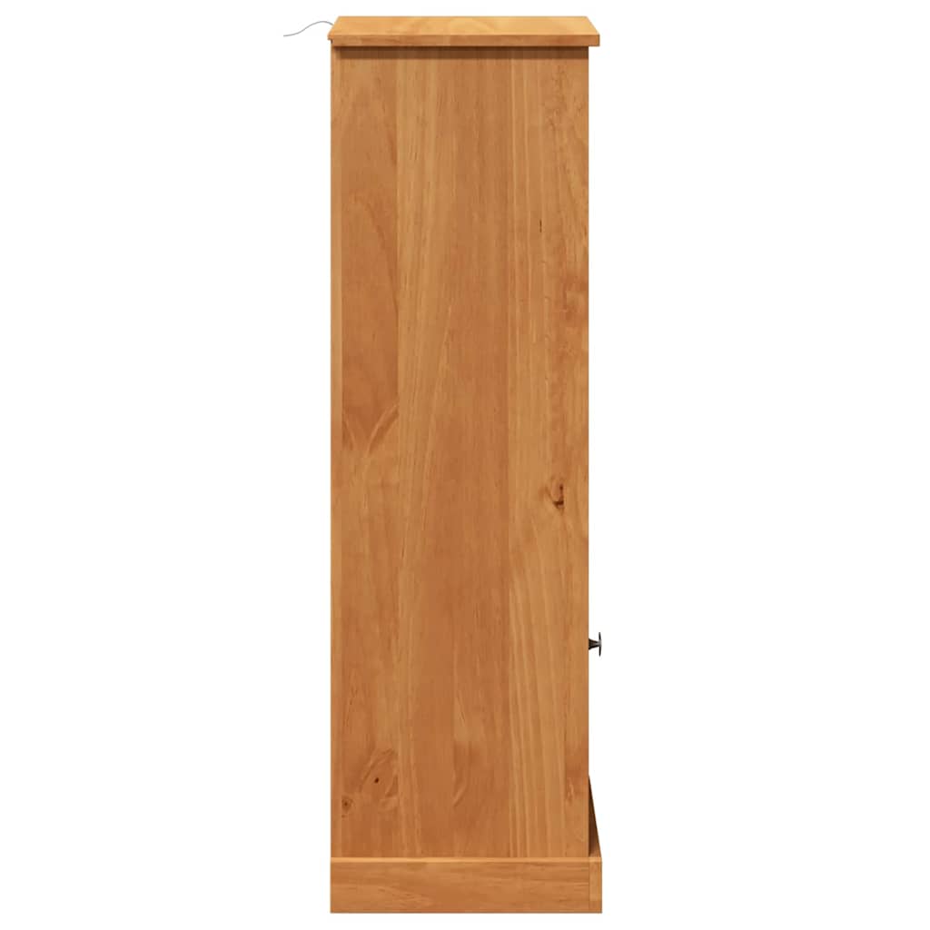 Badrumsunderskåp VIGO honungsbrun 37 x 34 x 110 cm Massiv furu