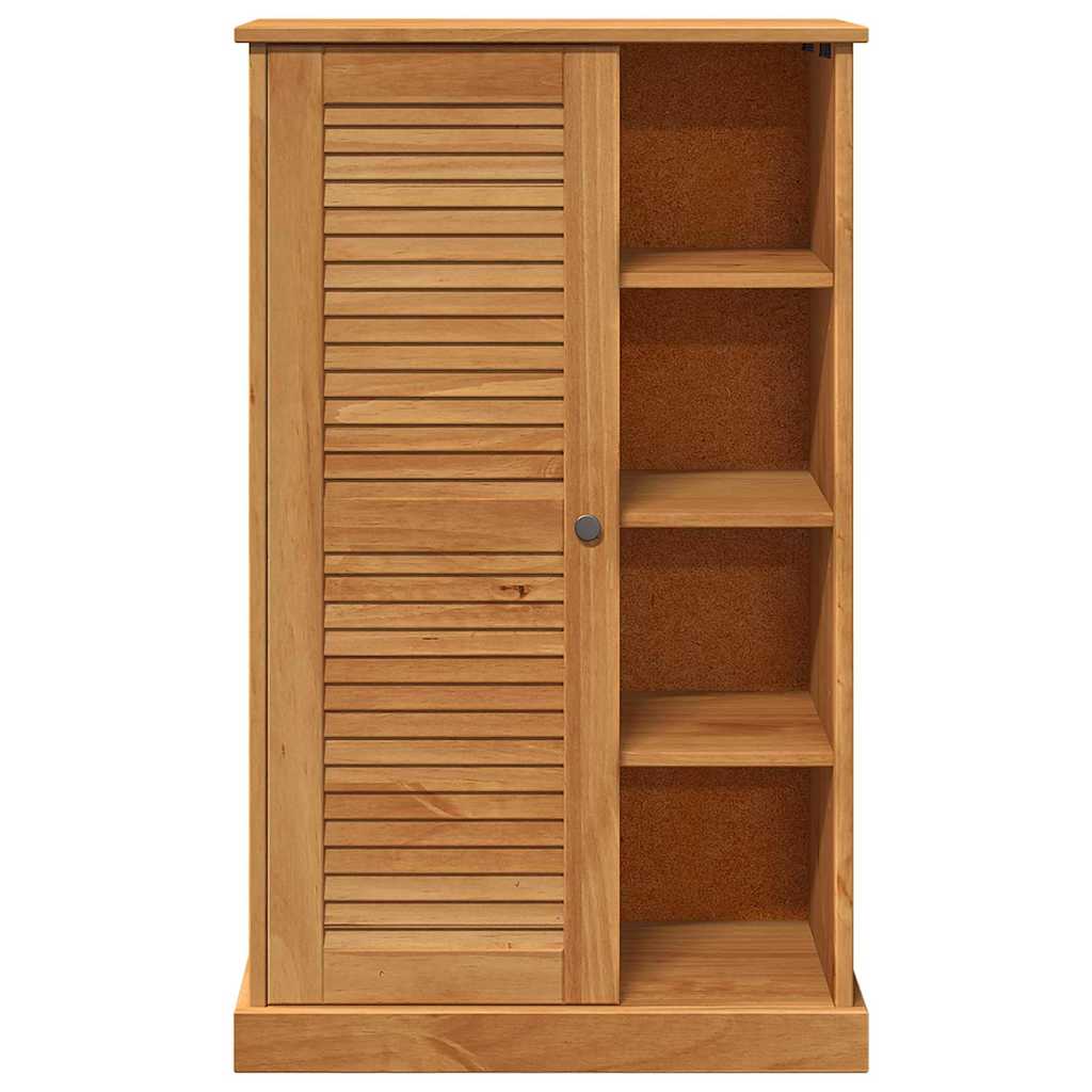 Badrumsunderskåp VIGO honungsbrun 67,5 x 34 x 110 cm Massiv furu